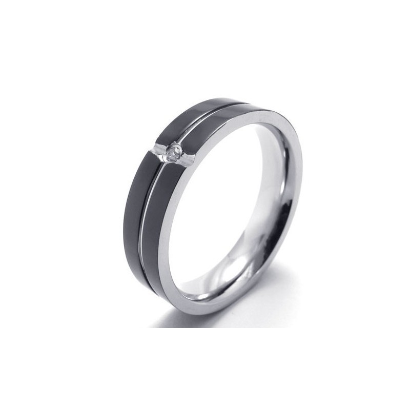 Jemně Zpracovaný Barevný Lesk Titanový Prsten Král Kvantity