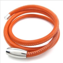 Deft Design Jemné Barvy Vynikající Kvalita Titanový Kožený Náhrdelník