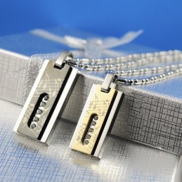 Titanové Náhrdelníky S Přívěsky A Milencem Fashion Score