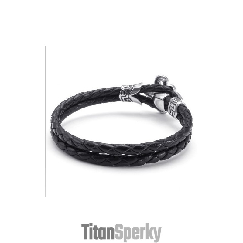 Šikovný Design, Jemné Barvy, Vynikající Kvalita, Titanový Kožený Náramek