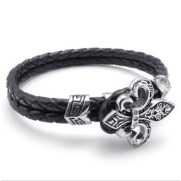 Šikovný Design, Jemné Barvy, Vynikající Kvalita, Titanový Kožený Náramek