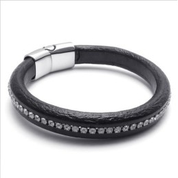 Šikovný Design, Jemné Barvy, Stabilní Kvalita, Titanový Kožený Náramek