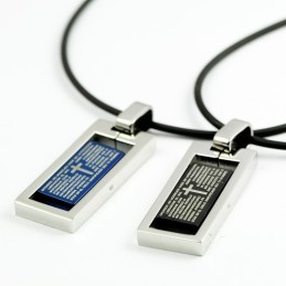 Titanový Náhrdelník S Přívěskem Pie Jesus Cross Sweetheart Lovers