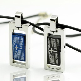 Titanový Náhrdelník S Přívěskem Pie Jesus Cross Sweetheart Lovers