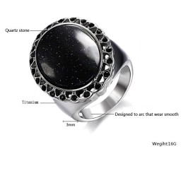 Kompletní Specifikace Exaggerate Quartzitetitanium Ring