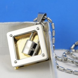 Titanový Náhrdelník S Přívěskem Wow Love Sweetheart Lock