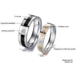 Titanový Prsten King Of Quantity Pro Milovníky S Diamantem