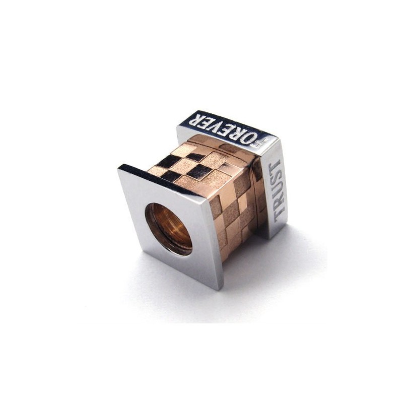 Titanový Náhrdelník S Přívěskem Fashion Love Forever (ve žluté barvě)