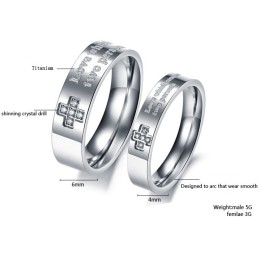 Titanový Prsten S Kamínky, Který Se Dobře Prodává Po Celém Světě
