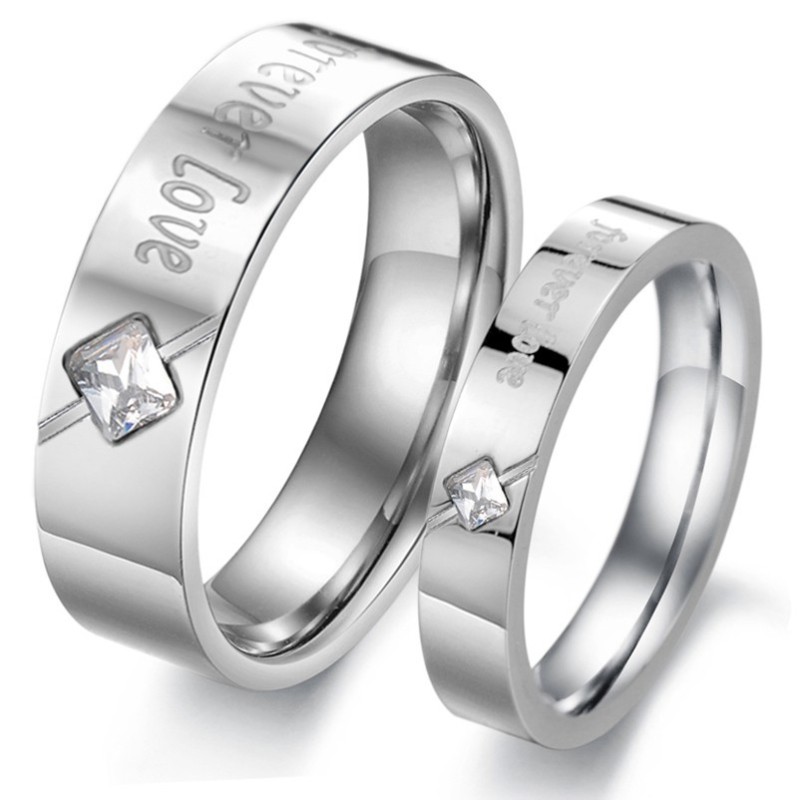 Titanový Prsten S Kamínky Pro Milovníky V Široké Škále Variant