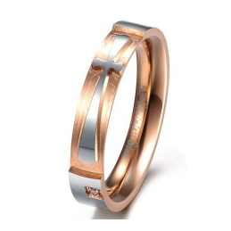 Titanový Prsten S Křížem Stabilní Kvality Pro Milovníky