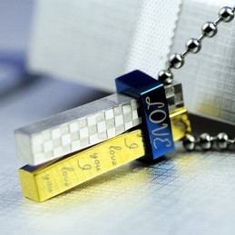 Nový Styl Módní Barevný Pár Titanový Přívěsek Náhrdelník