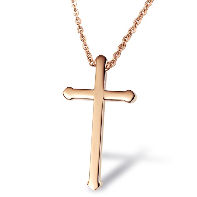 Titanový Náhrdelník S Křížkem Stabilní Kvality Pro Ženy