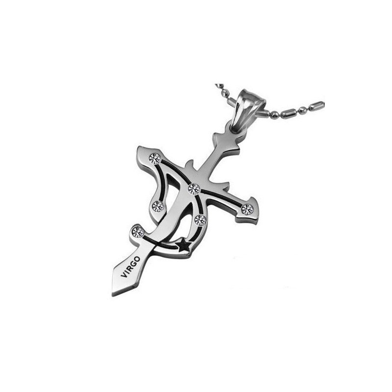 Vysoce Kvalitní Titanový Náhrdelník Panna