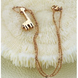 Odolný Titanový Náhrdelník Ve Tvaru Žirafy