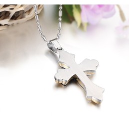 Titanový Náhrdelník S Křížem Stabilní Kvality