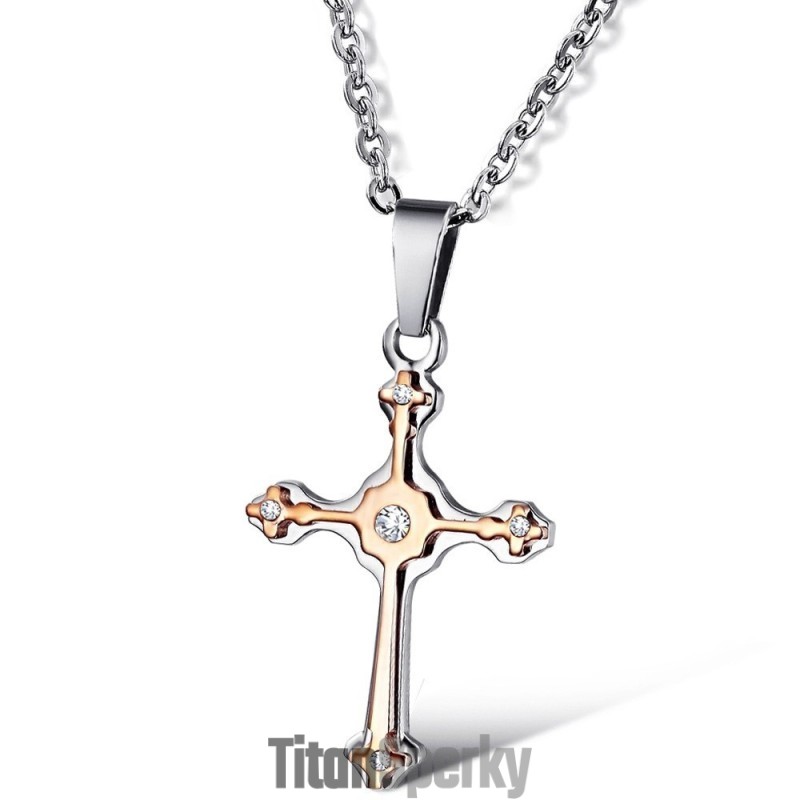 Titanový Náhrdelník S Křížkem Pro Ženy King Of Quantity