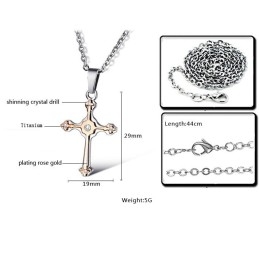 Titanový Náhrdelník S Křížkem Pro Ženy King Of Quantity