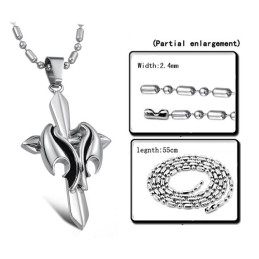 Titanový Náhrdelník S Křížem Stabilní Kvality Pro Muže