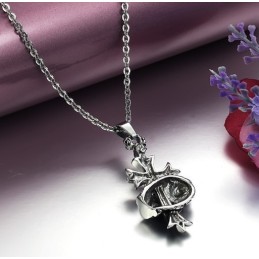 Titanový Náhrdelník S Křížem Pro Muže King Of Quantity