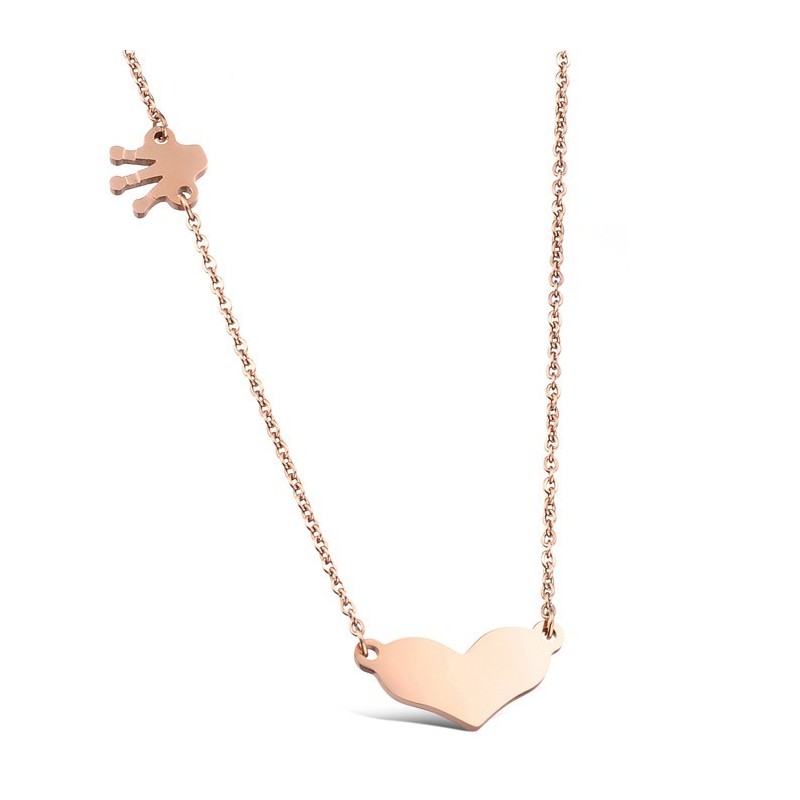 Vynikající Kvalita Titanový Náhrdelník S Motivem Miláčka