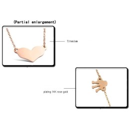 Vynikající Kvalita Titanový Náhrdelník S Motivem Miláčka