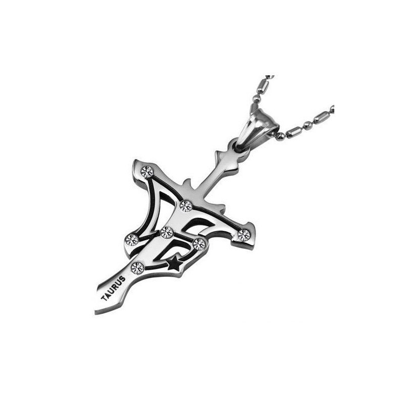 Titanový Náhrdelník Stabilní Kvality S Motivem Taurus Titanový Náhrdelník Stabilní Kvality S Motivem Taurus