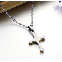 Snadno Použitelný Ženský Kříž Z Titanu S Kamínky