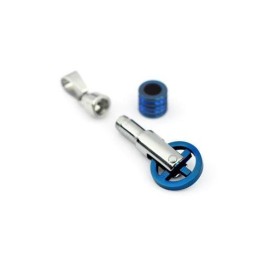 Modrý A Stříbrný Titanový Přívěsek A Náhrdelník Pro Jednokolku