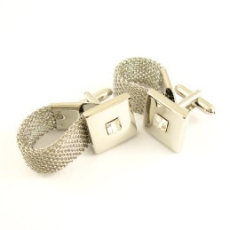 Speciálně Navržené Titanové Manžetové Knoflíčky S Diamantem