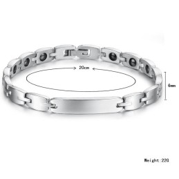 Dobře Se Prodává Po Celém Světě Zdravotní Titanový Magnetický Náramek Pro Milovníky