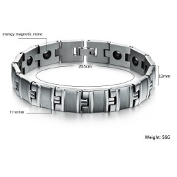 Pánský Náramek S Titanovým Magnetem Stabilní Kvality Proti Únavě