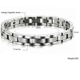 Široká Škála Mužského Zdraví Titanový Magnetický Náramek