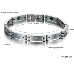 Vysoce Kvalitní Pánský Titanový Magnetový Náramek