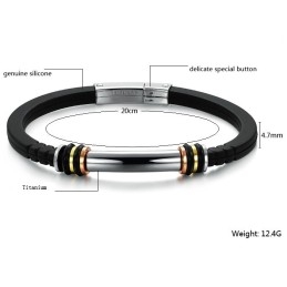 Titanový Silikonový Náramek Se Dobře Prodává Po Celém Světě