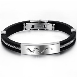 Kožený Náramek Reliable Reputation Viper Titanium