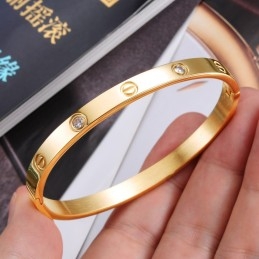 Dámský Titanový Náramek Stabilní Kvality S Diamantem