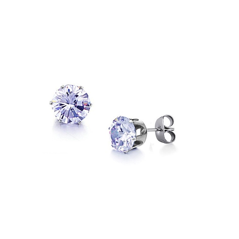 Titanové Náušnice Nejvyšší Kvality S Diamanty Titanové Náušnice Nejvyšší Kvality S Diamanty