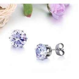 Titanové Náušnice Nejvyšší Kvality S Diamanty