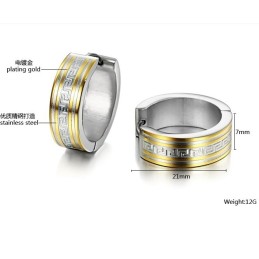 Titanové Náušnice Se Vzorem Na Zeď Pro Dlouhý Příběh