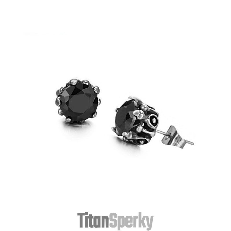 Černé Titanové Náušnice S Diamanty Spolehlivá Pověst Černé Titanové Náušnice S Diamanty Spolehlivá Pověst