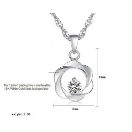 Elegantní Dámský Titanový Náhrdelník S Platinou A Diamanty, Zaručená Kvalita A Množství