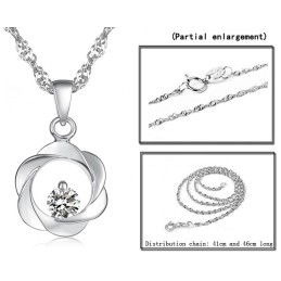 Elegantní Dámský Titanový Náhrdelník S Platinou A Diamanty, Zaručená Kvalita A Množství