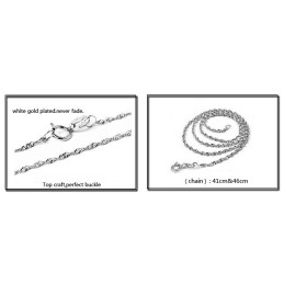 Snadno Použitelný Titanový Náhrdelník Ve Tvaru Ryby S Platinou