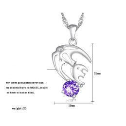 Snadno Použitelný Dámský Hypoalergenní Titanový Náhrdelník S Pokovením