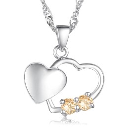 Stabilní Kvalitní Dámský Módní Platinový Titanový Náhrdelník