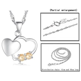 Stabilní Kvalitní Dámský Módní Platinový Titanový Náhrdelník