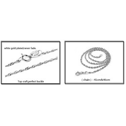 Dámský Titanový Náhrdelník S Platinou A Kamínky, Zaručená Kvalita A Množství