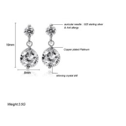 Zaručená Kvalita A Množství, Dámské Hypoalergenní Platinové Titanové Náušnice