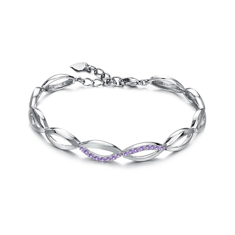 Kompletní Specifikace Dámského Platinově Pokoveného Titanového Náramku S Diamantem